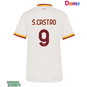 AS Roma Santiago Castro #9 Replika Udebanetrøje Dame 2026-27 Kortærmet